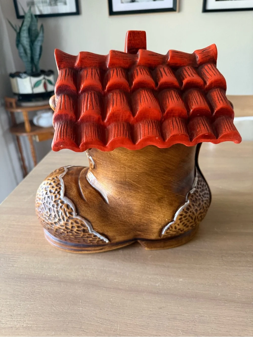 VINTAGE Cookie Jar Doranne of California Shoe Made in USA 1970's Nostalgia!
